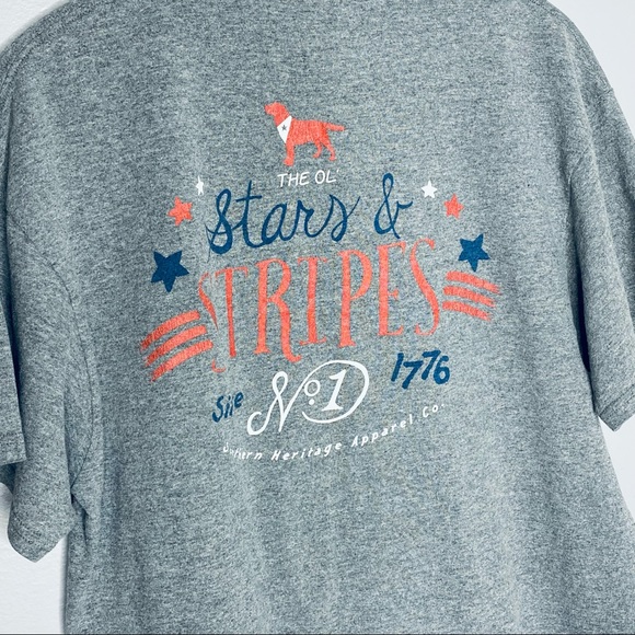 Southern Heritage Independence Day Theme Gray Tee - Picture 3 of 5